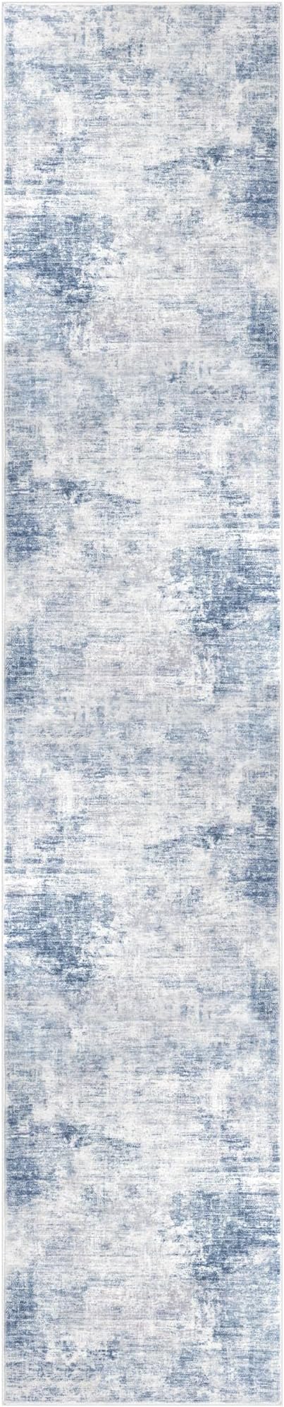 IOHOUZE Abstract Runner Rug 3x14 Ft Washable Runners