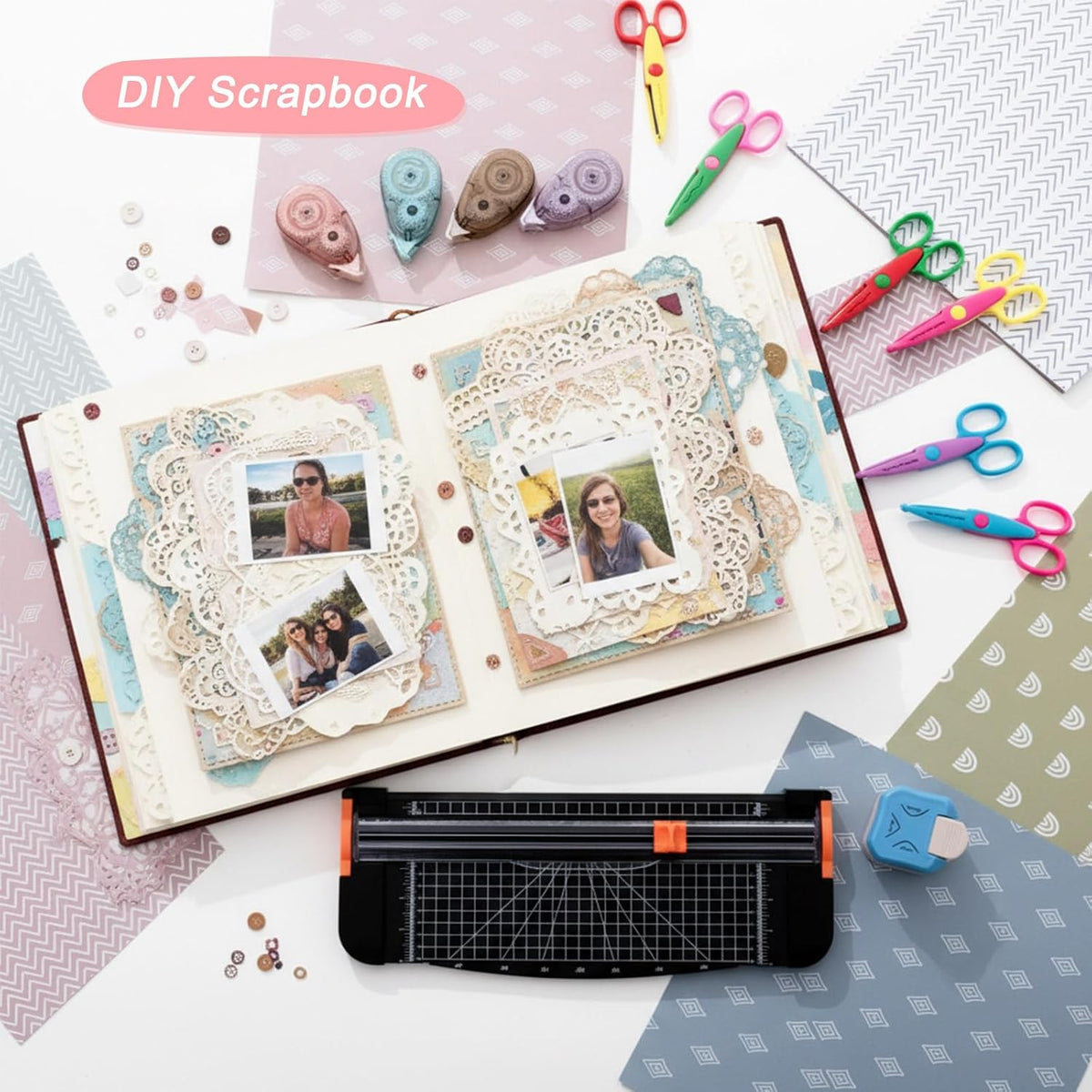 Jetec Scrapbook Supplies Kit, Scrapbook Starter Kit