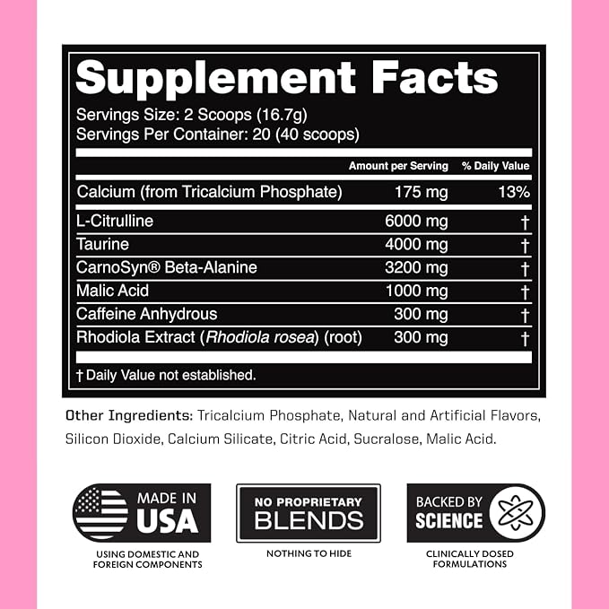 Outwork Nutrition Preworkout for Men & Women