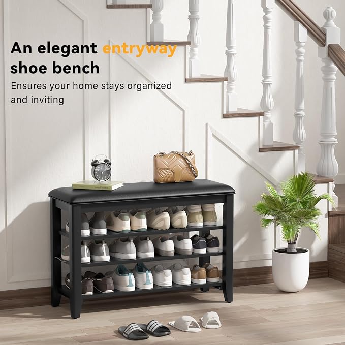 Entryway Shoe Storage Bench