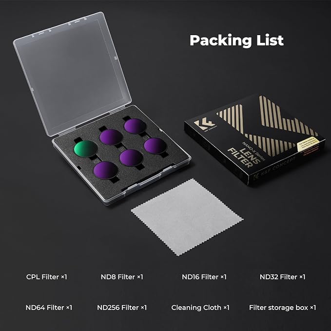 K&F CONCEPT Snap On ND Filter Kit Compatible