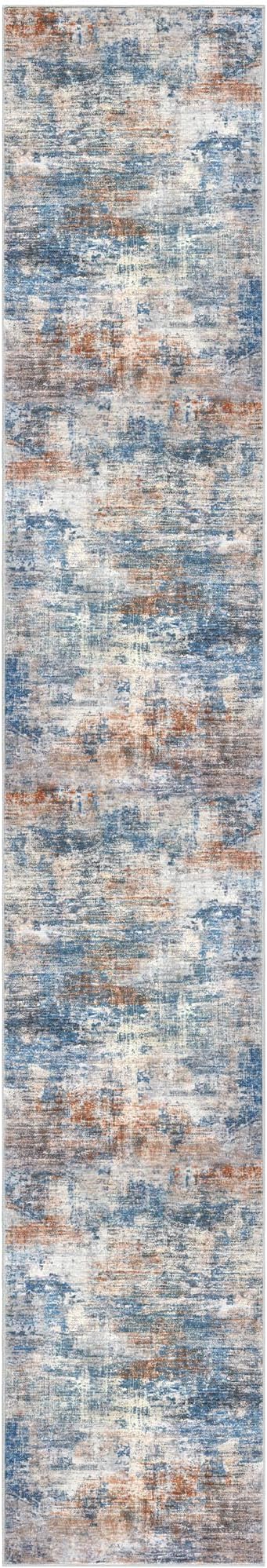 IOHOUZE Abstract Runner Rug 2x12 Ft Washable Runners