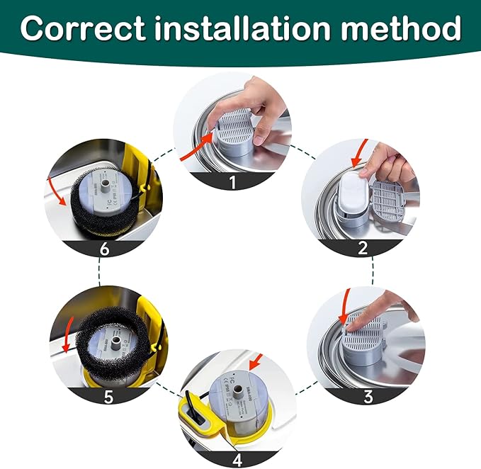 Cat Water Fountain Filter,8 Pack Cat Fountain Filter Replacement for Stainless Steel 67oz/2L and 3.2L/108oz Pet Water Fountain,Pet Fountain Filters Replacement(4+4 Pack)