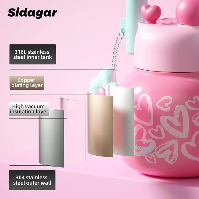 22 oz Tote Insulated Water Bottle