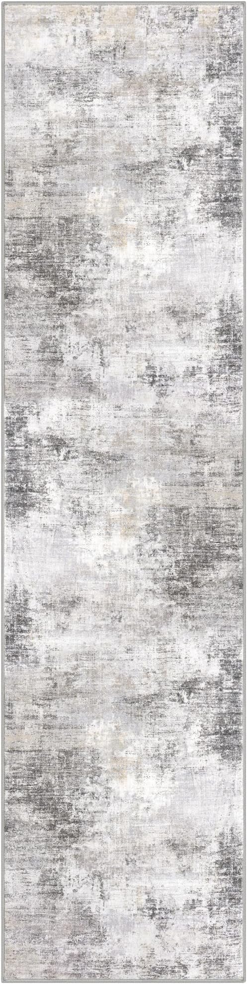 IOHOUZE Abstract Runner Rug 2x8 Ft Washable Runners