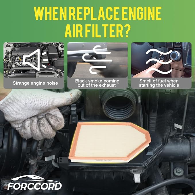 2-Pack Engine Air Filter Fits for BMW F25 F26 Series X3 2011-2017, X4 2015-2018