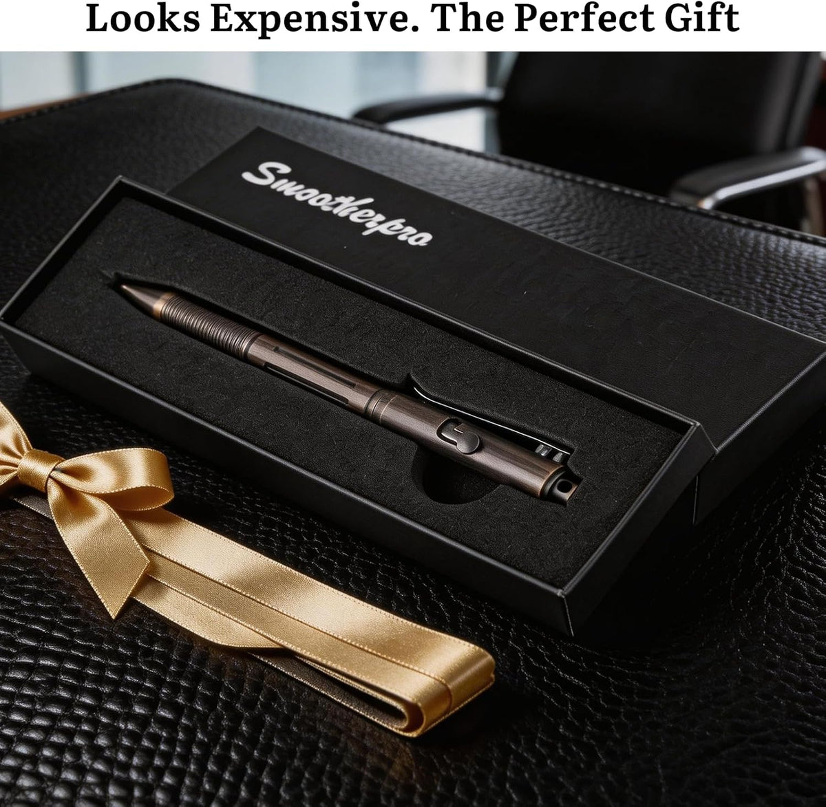 SMOOTHERPRO Titanium Bolt Action Pen Compatible with Pilot G2 Refill