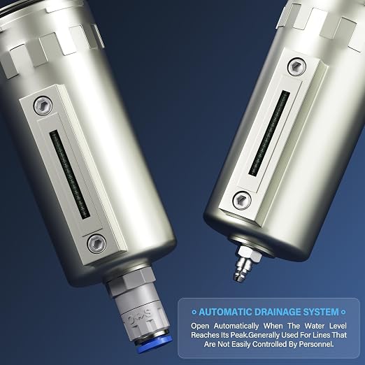 TAILONZ PNEUMATIC 0-240PSI 1/2 Inch NPT Grade Three Stage Industrial Air Drying