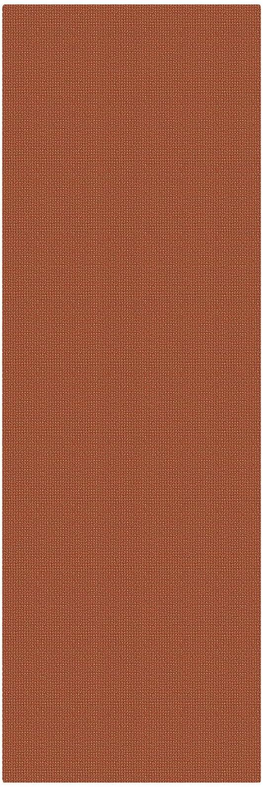 KOZYFLY Orange Runners for Hallway 3x9, Wide Washable Runner Rug, Woven Non
