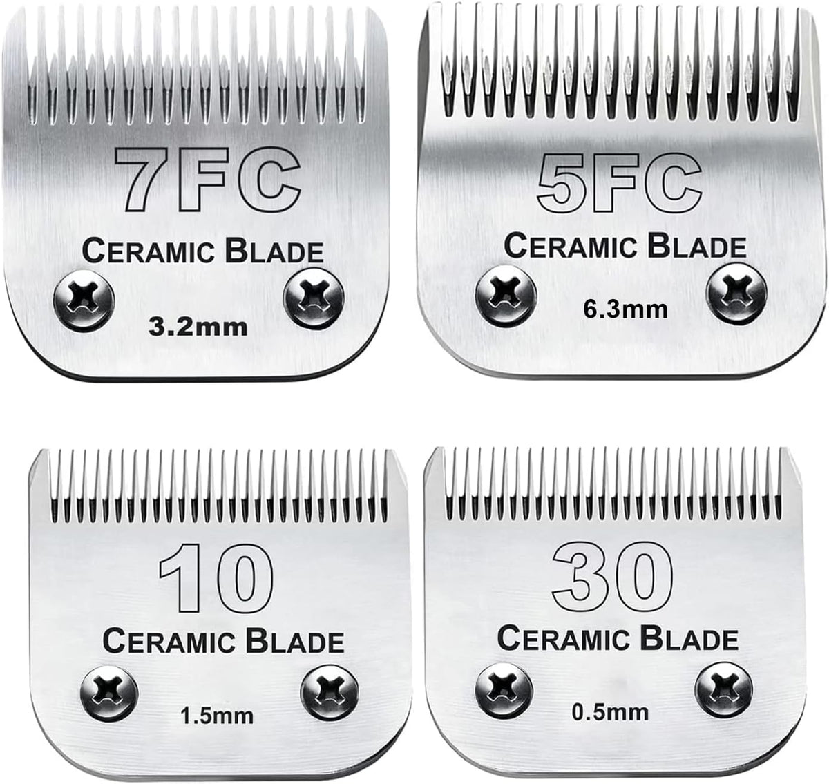 Dog Grooming Blades Compatible with Andis Clipper/Oster A5/Wahl KM Series