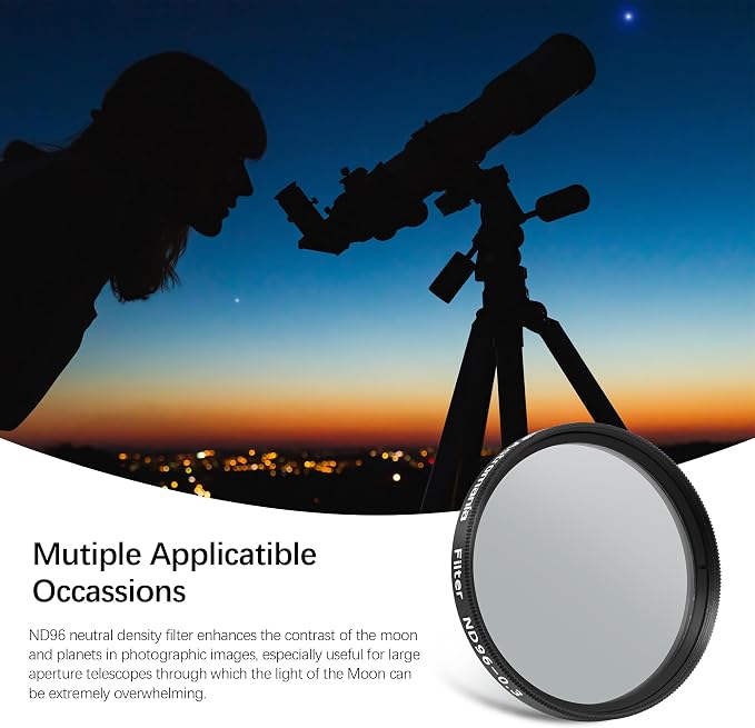 Astromania Telescope Moon Filter 2 inch, Neutral Density Telescope Filter