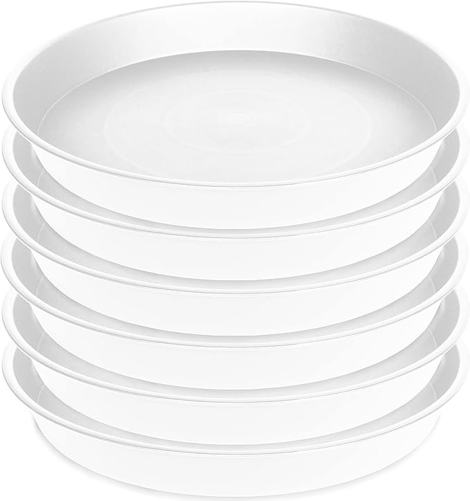 2 Pack of 20 21 inch Plant Saucer Round, Deep Plant Saucers