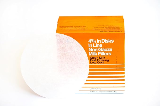 Kenag Milk Filter Disks 4-9/16"