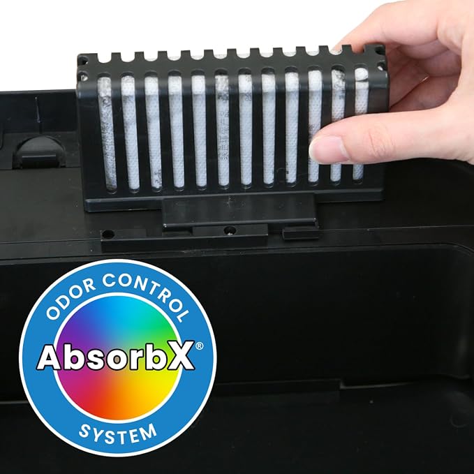 iTouchless Official AbsorbX 3-Pack Trash Can Odor Filter All Natural Activated