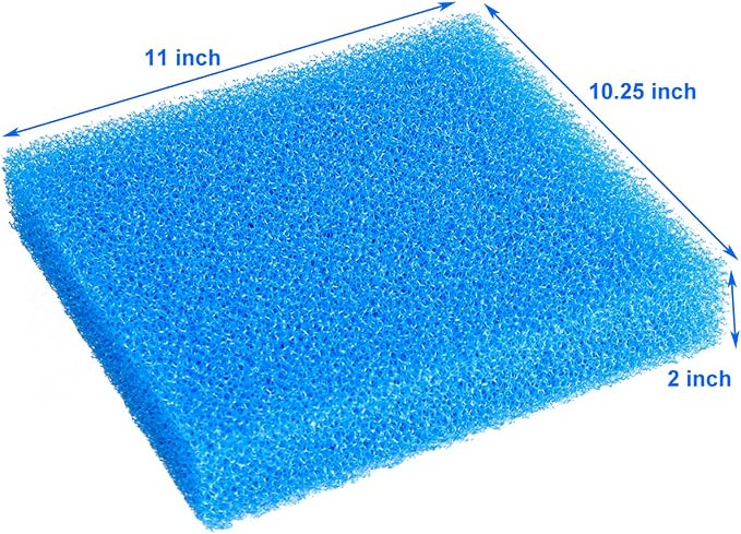 AQUANEAT Aquarium Filter Sponge Open Cell Foam Sheet Bio Sponge Filter Media