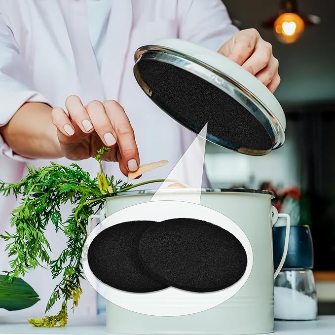 10Pcs 6.5 Inch Charcoal Filters