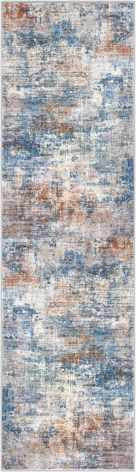 IOHOUZE Abstract Runner Rug 2x7 Ft Washable Runners