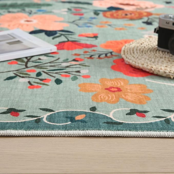 Rugcomf Washable Kitchen Runner 2'7"x12'