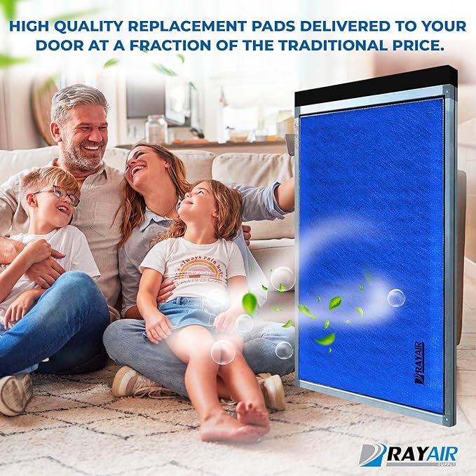 RAYAIR SUPPLY 12x12 Replacement Filter Pads Compatible