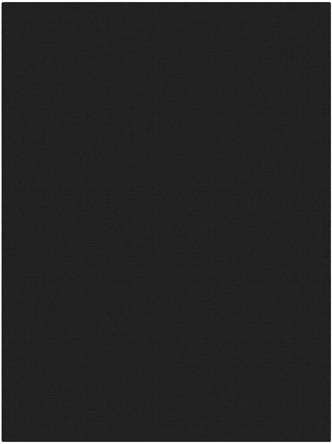 KOZYFLY Black 6x9 Dining Room Rugs, Washable Area Rug