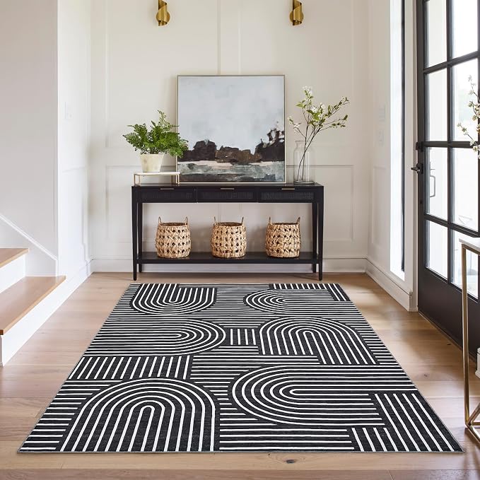 ROYHOME Washable Rug 6x9 Area Rugs