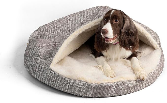 Snoozer Luxury Orthopedic Cozy Cave Pet Bed, Showdog Collection, Extra Large - Merlin Linen