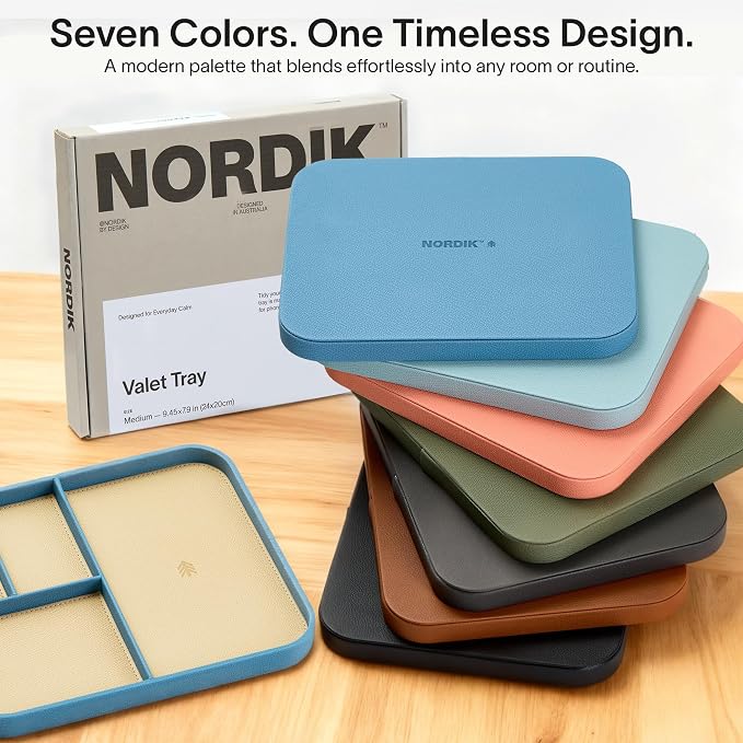 Nordik Leather Valet Tray