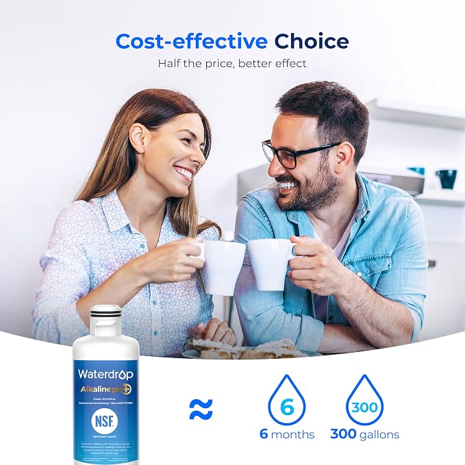 Waterdrop Alkaline DA97-17376B Water Filter, Enhances pH, Replacement