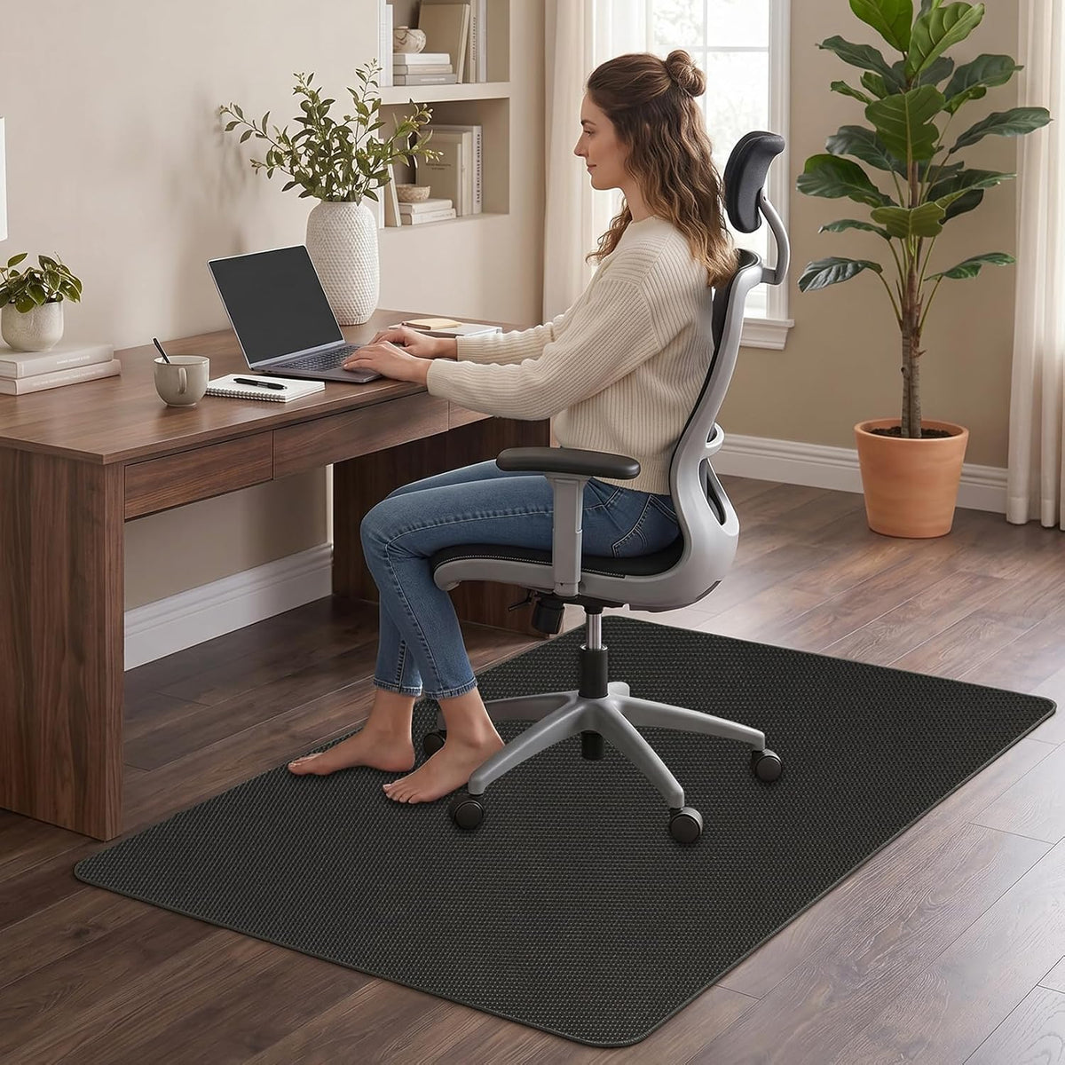 Office Chair Mat for Hardwood Floor,Carpet,Concrete,Tile Surface Protect
