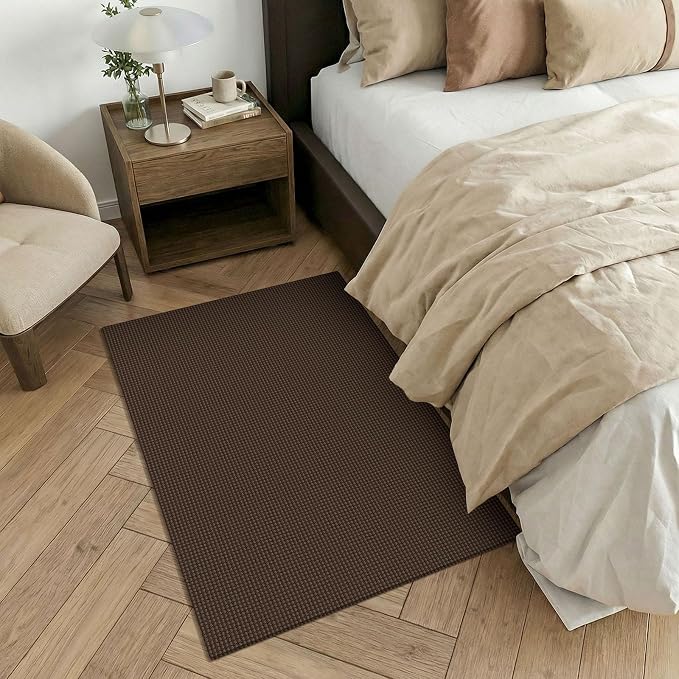 KOZYFLY Washable 3x4 Entry Area Rug, Braided Throw Rugs