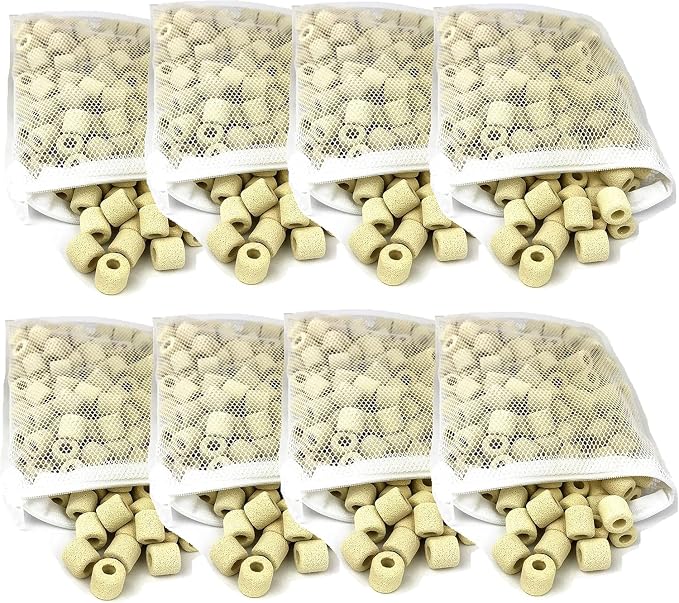 Ceramic Filter Media Bio Filter Rings 1lb / 2lb / 4lb / 8lb