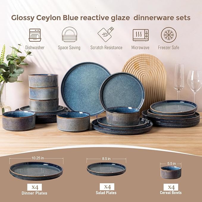 GBHOME Stoneware Dinnerware Sets