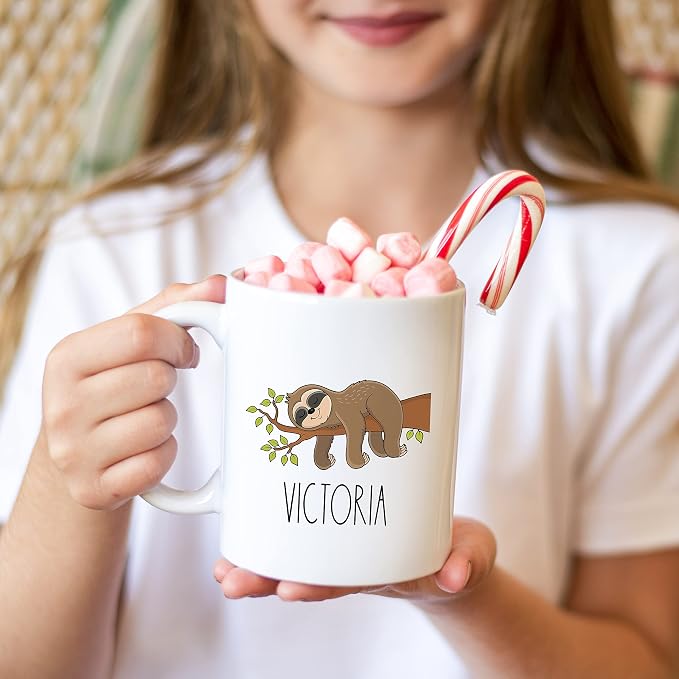 Personalized Mug for Kids, Girls | Customized Hot Chocolate, Coffee & Tea Cup |