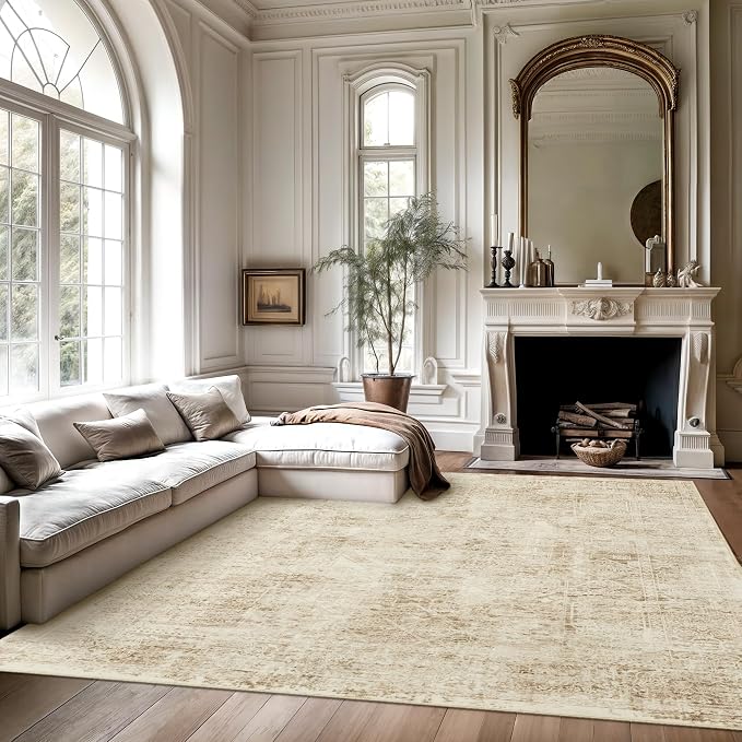 Soalmost Washable Area Rug 8x10, Large Soft Rugs