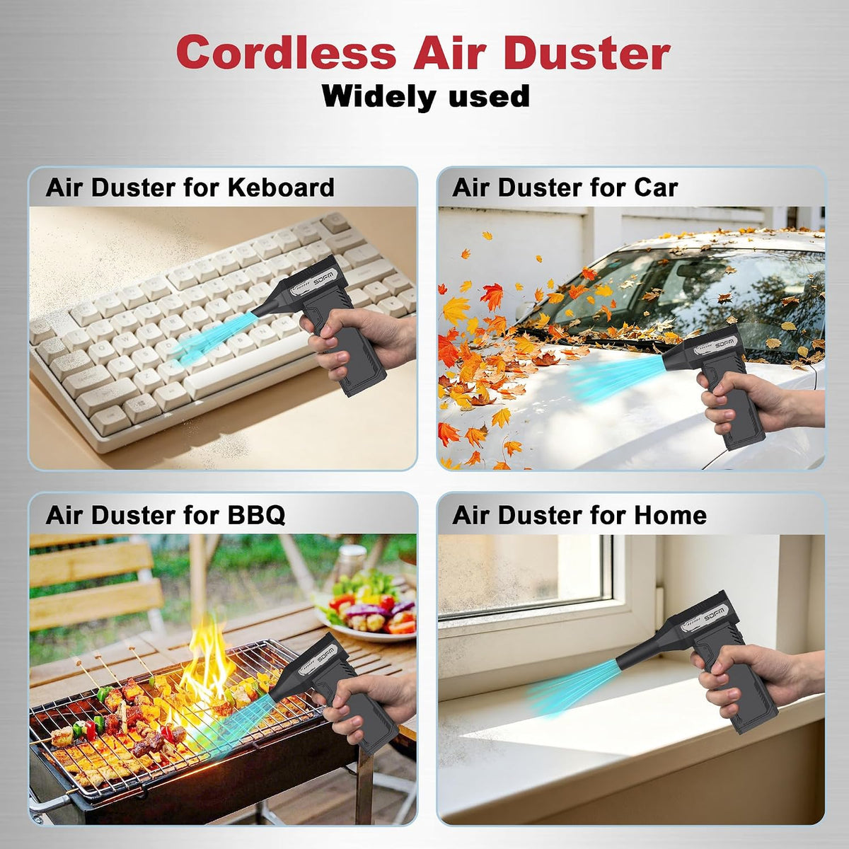 Compressed Air Duster,180,000RPM High Speed brushless Motor Mini Blower
