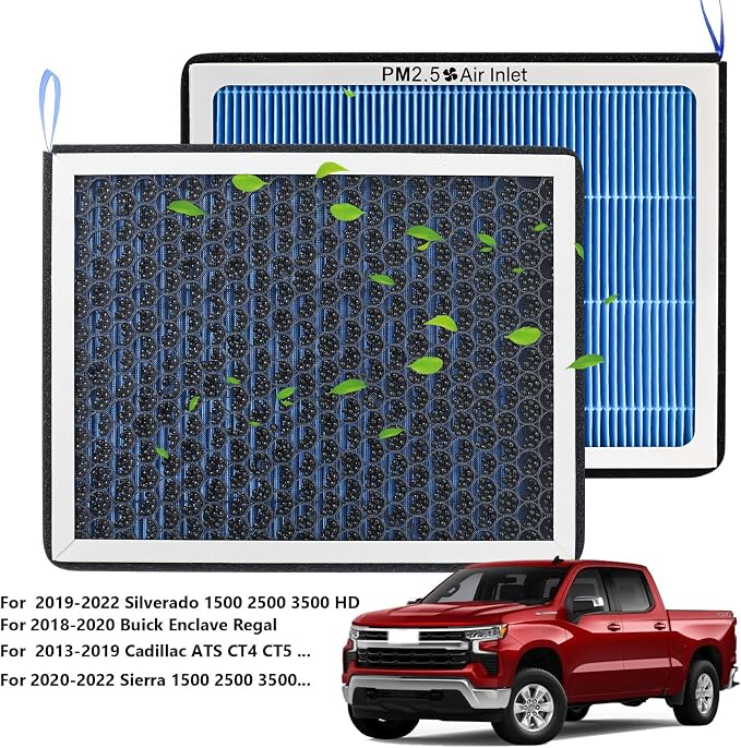 CF11966 Cabin Air Filter with 2016 2017 2018 2019 2020 2021 2022 Chevy