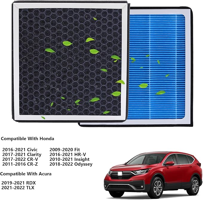 CF11182 Cabin Air Filter With Honda Civic, CR-V CRV, CR-Z CRZ, HR-V HRV