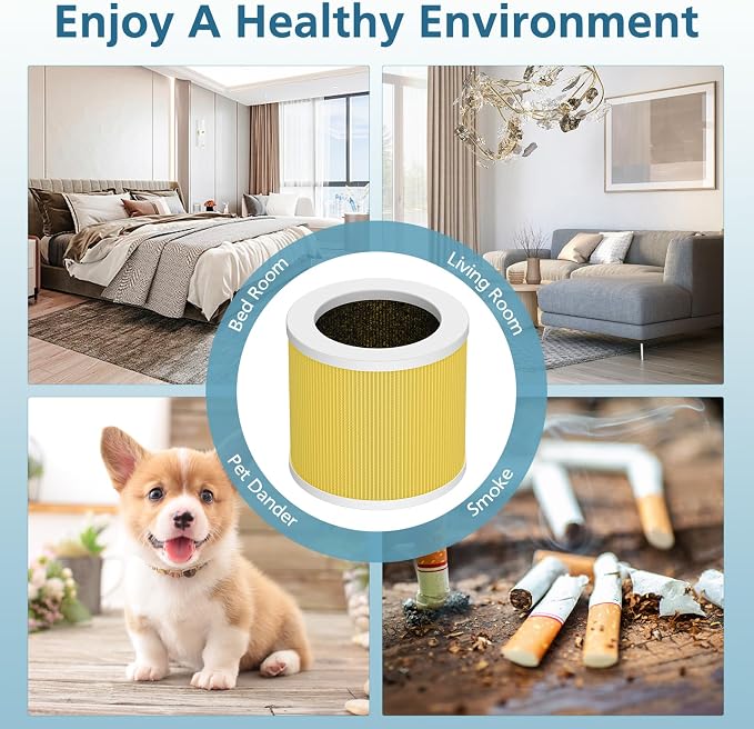 2 Pack A1 Pet Replacement Filter Compatible