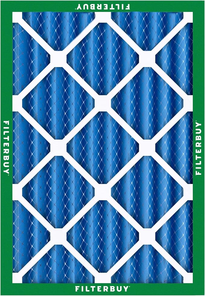 Filterbuy 20x24x4 Air Filter MERV 13 Optimal Smoke & Allergy Defense,