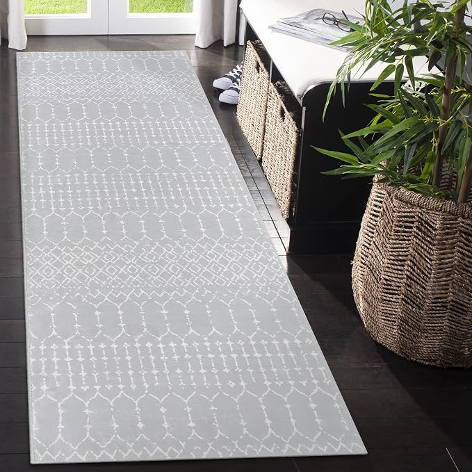 Lahome Moroccan Runner Rugs for Hallway 2x8 Throw Ultra-Thin Kitchen Rugs