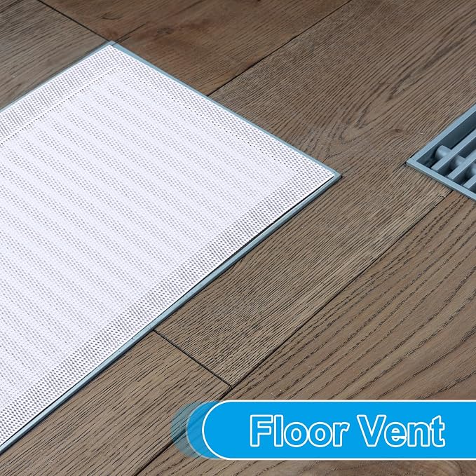 PATIKIL 4"x12" Magnetic Vent Cover, 6 Pack Floor Wall Air Registers Cover