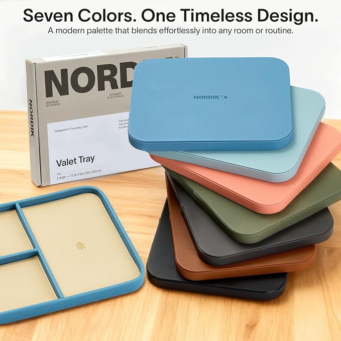 Nordik Leather Valet Tray