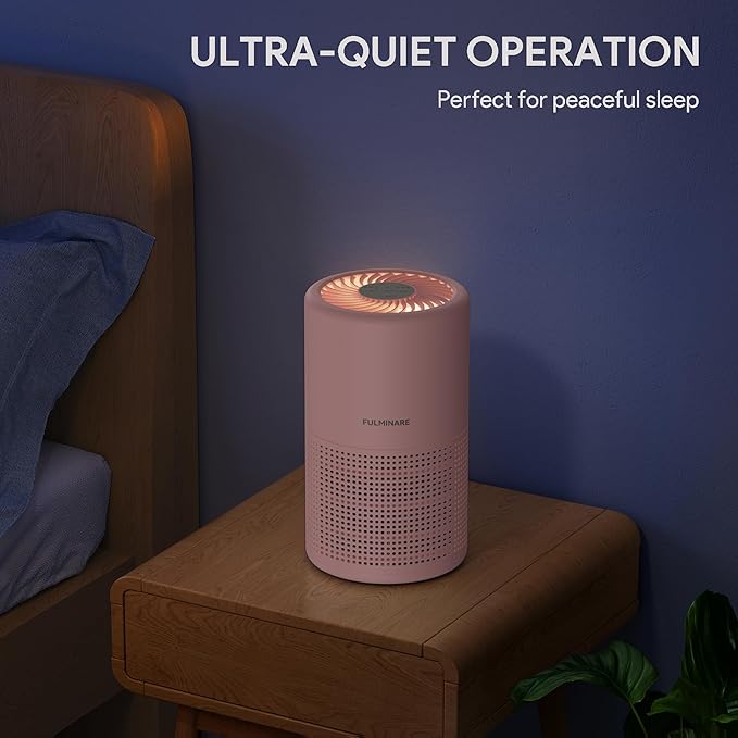 FULMINARE Air Purifiers for Home H13 True HEPA Air Filter Quiet Air Cleaner