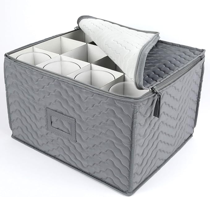 LotFancy Stemware Storage Container