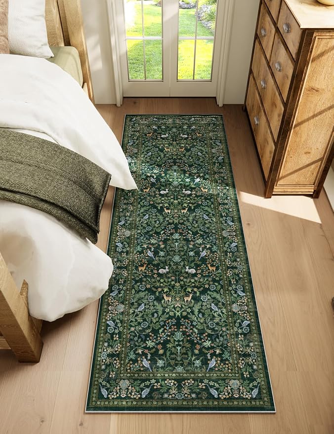 Washable Runners for Hallways Kitchen Rugs: 2'x6' Runner Rug Stain Resistant