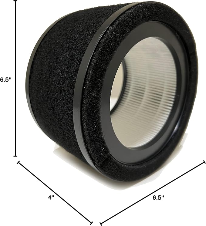 Nispira Replacement Filter L True HEPA + Activated Carbon Pre Filter Compatible