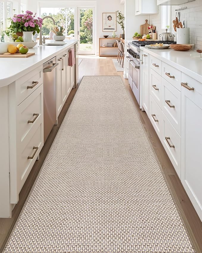 Color&Geometry Door Mat 2'4"x8' Runner Rug