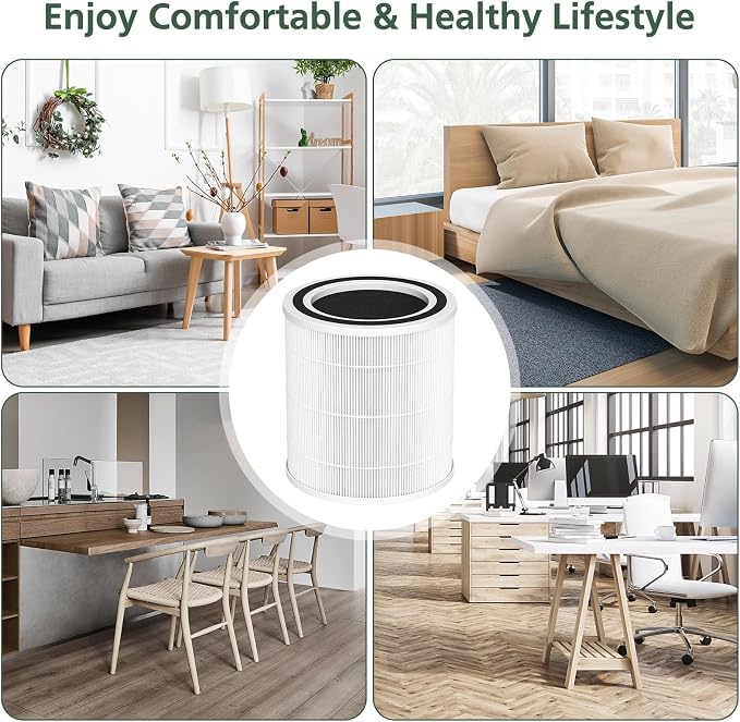 2 Pack AC400 Air Purifiers Replacement Filter