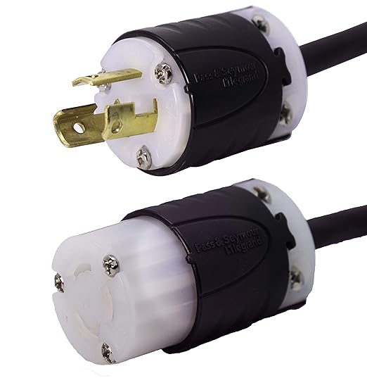 NEMA L5-15 Extension Power Cord - 150 Foot, 15A/125V, 12/3 SJOOW - Iron Box # IBX-3801-150 (150 ft)