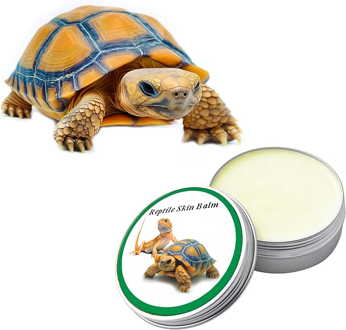 RONDURE Reptile Shell Balm 2 Oz Turtle Shell Care Skin Moisturizer for Tortoise, Lizard, Reptiles in Dry Environment Water Conditioner– Prevent Dryness on Basking Platform, Tank 60 g